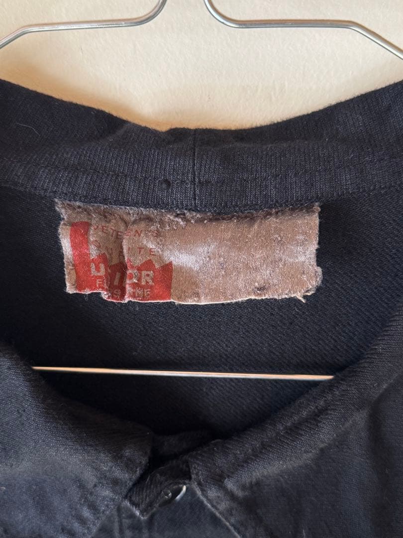 ユーロヴィンテージ　フレンチワークジャケット　モールスキン　M〜L