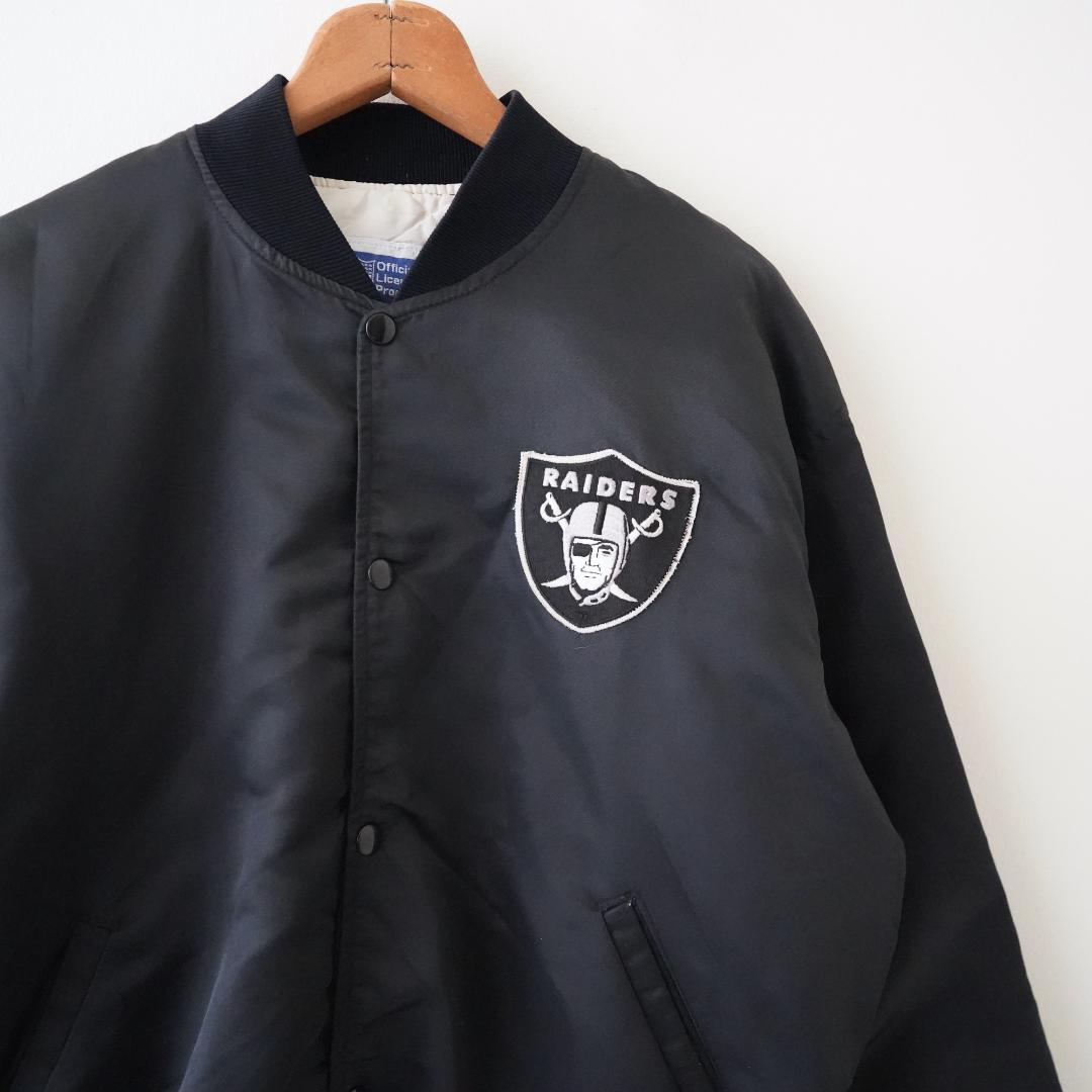 美品 80s NFL ボンバージャケット スタジャン XL レイダース 2882