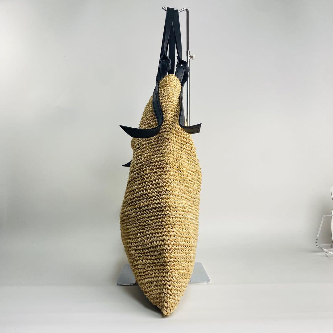 【現行】ヴィオラドーロ 　SANDRO　カゴバック　ワンショルダー　アバカ製