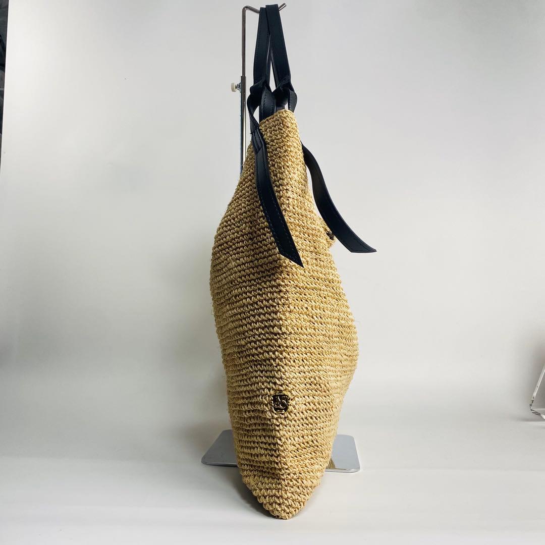 【現行】ヴィオラドーロ 　SANDRO　カゴバック　ワンショルダー　アバカ製