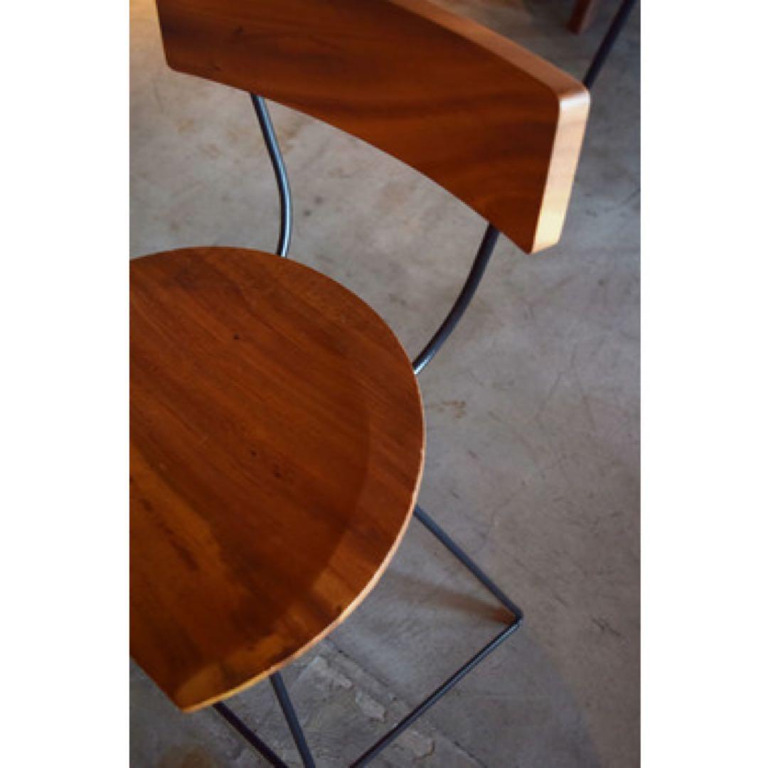 東谷 AZUMAYA ジェラルド ウッドカウンターチェア ブラウン