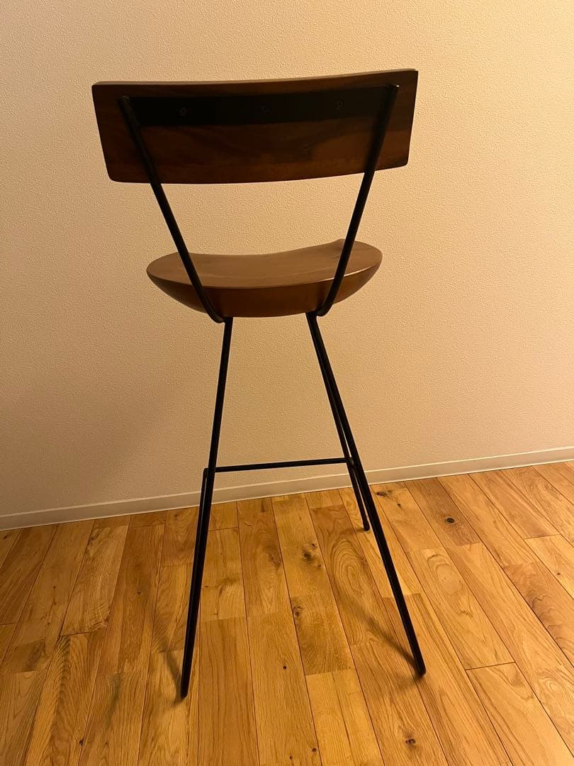 東谷 AZUMAYA ジェラルド ウッドカウンターチェア ブラウン