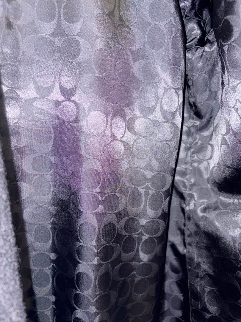 coach コーチ　黒　100%ウールコート