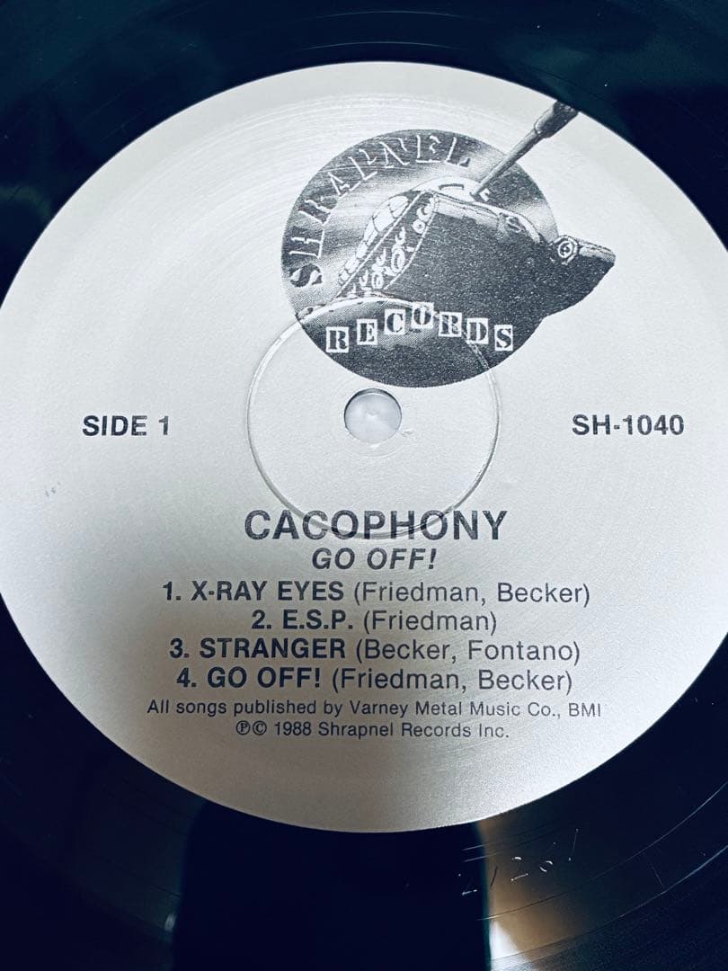 Cacophony GO OFF! レコード