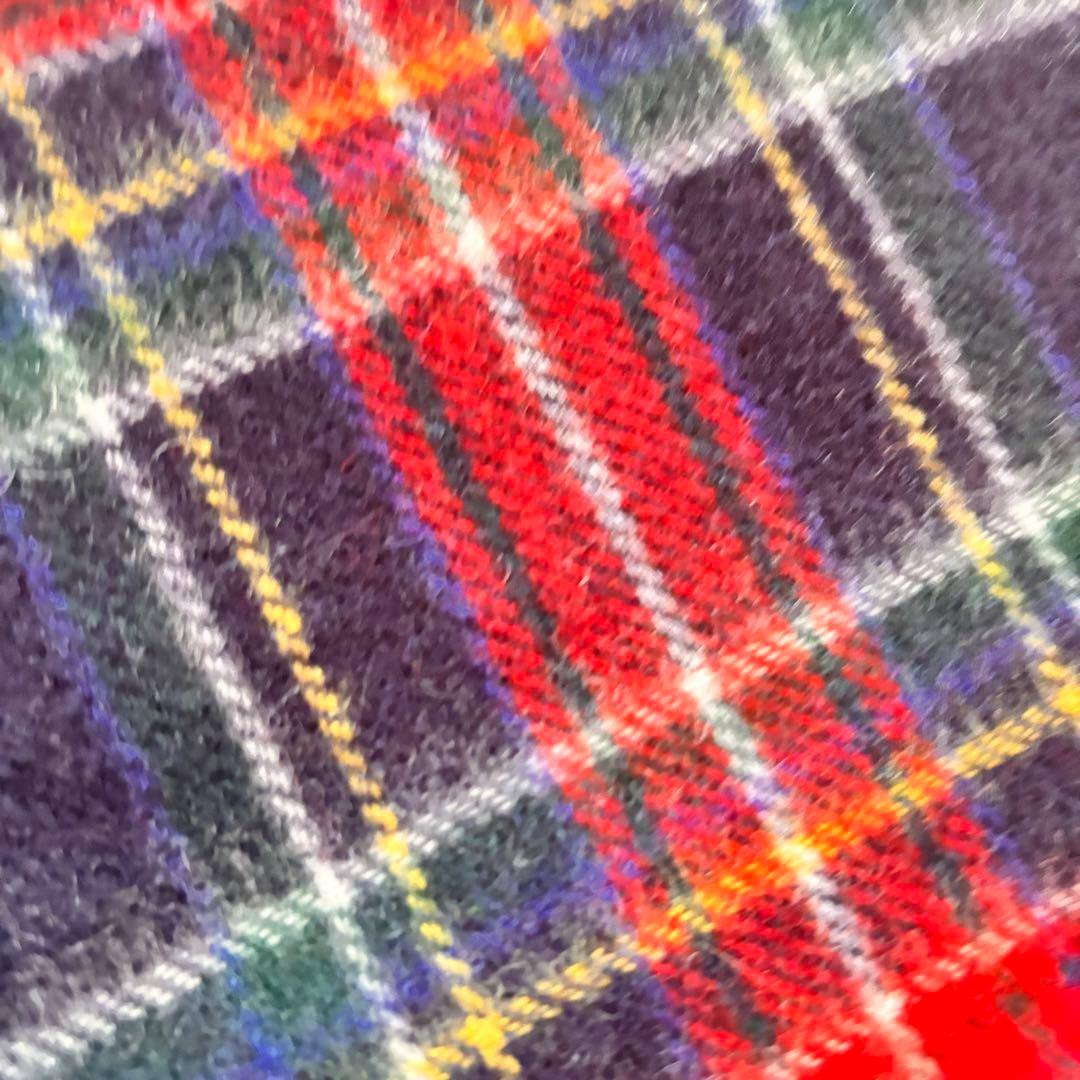 新品　タグ付LANVIN ランバン　マフラー　カシミア　タータンチェック