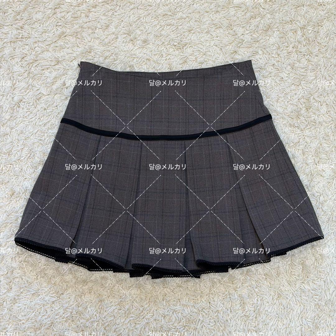 andmary ♡ Miu pleats skirt brown Sサイズ