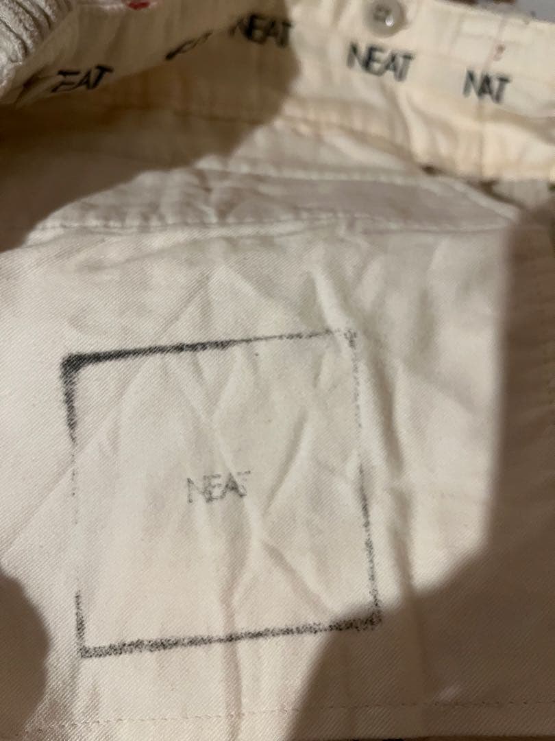 NEAT ニート　スラックス　ペイント　コーデュロイ　テーパード　M