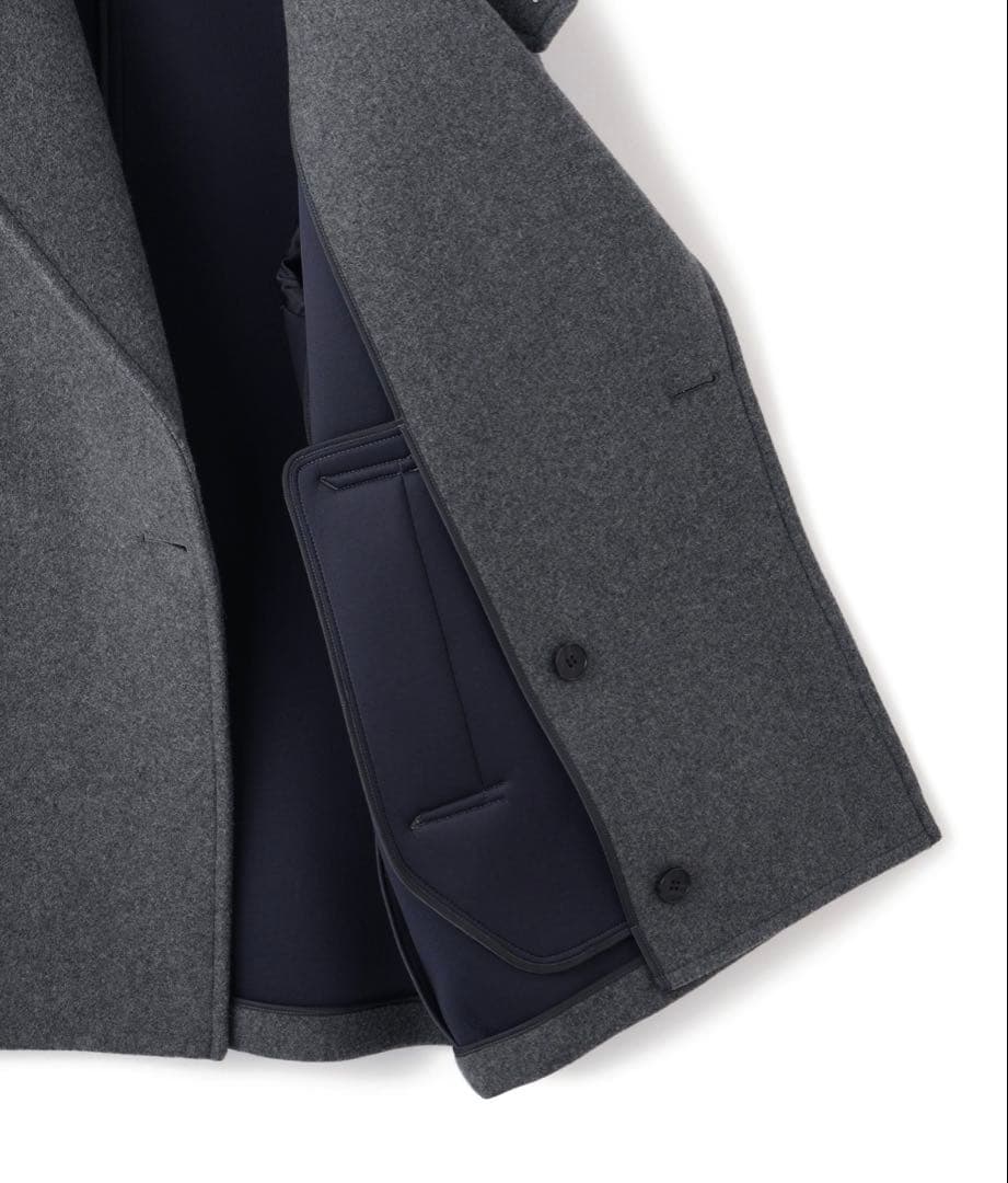 アダムエロペ　25AW ウールボンディングミドルコート