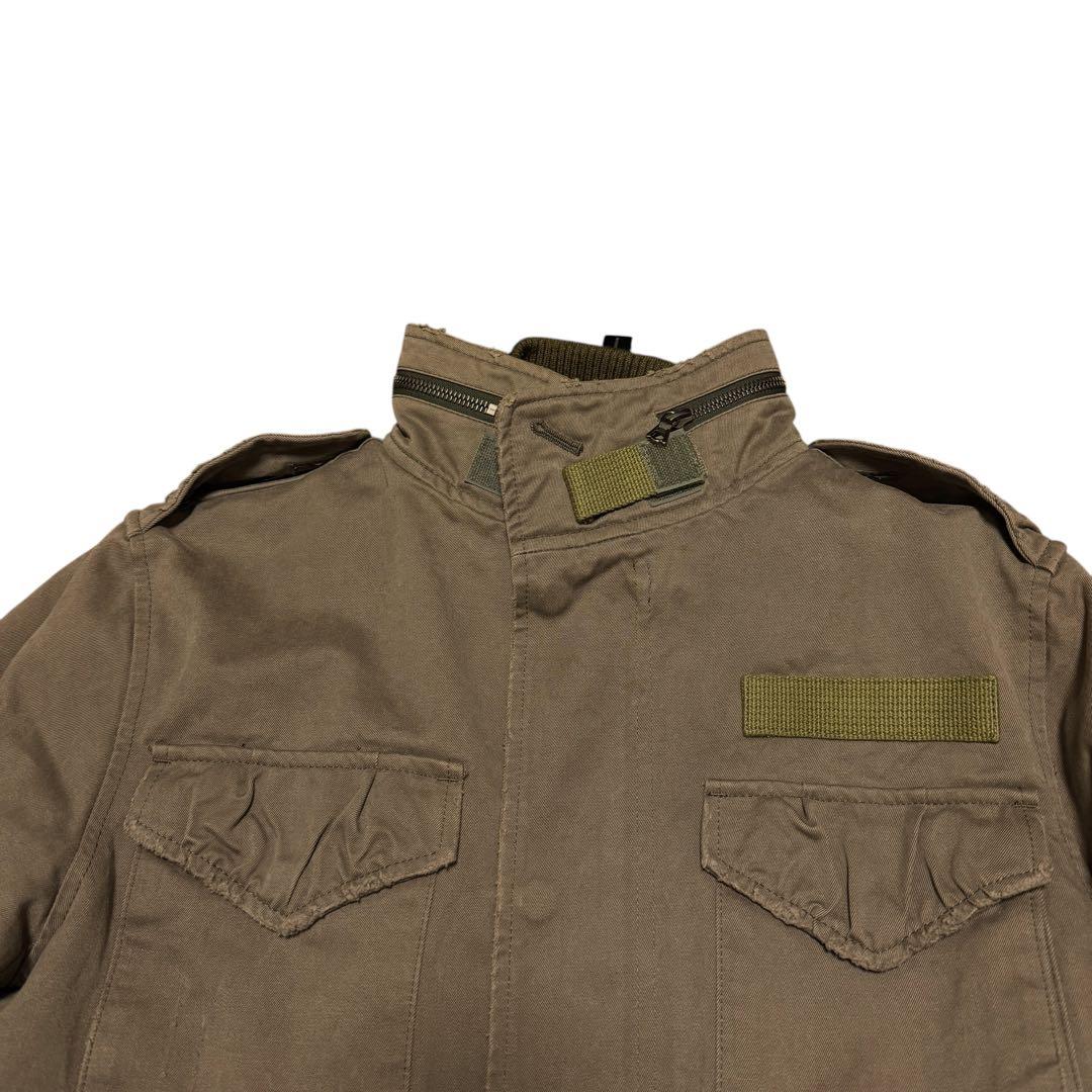 ジャケット・アウター wjk M66 destroy cotton twill Khaki L