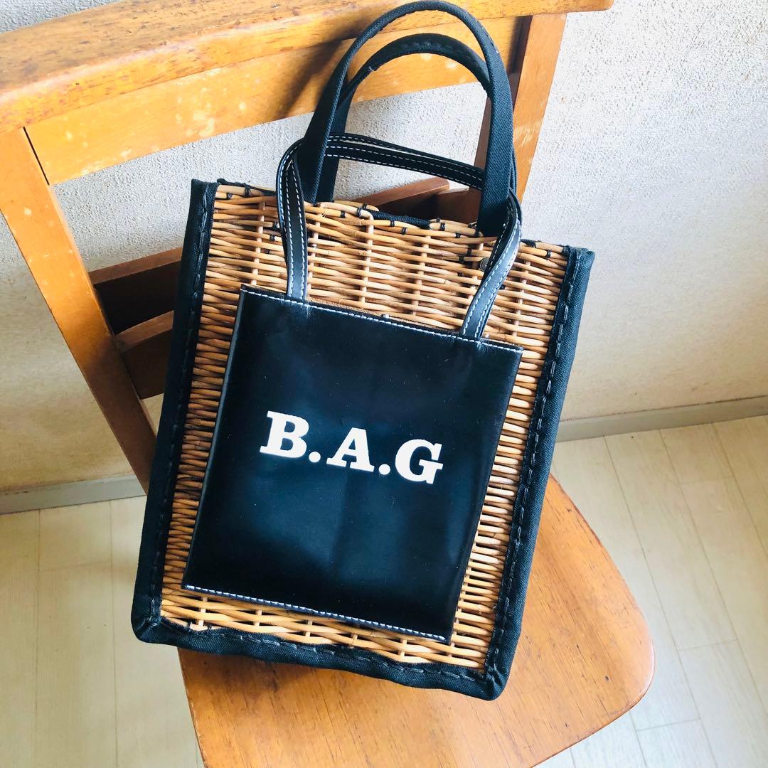 新品ま未使用 エバゴス ebagos B.A.G ロゴ入り ミニトート