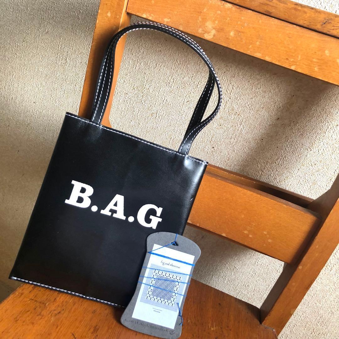 新品ま未使用 エバゴス ebagos B.A.G ロゴ入り ミニトート