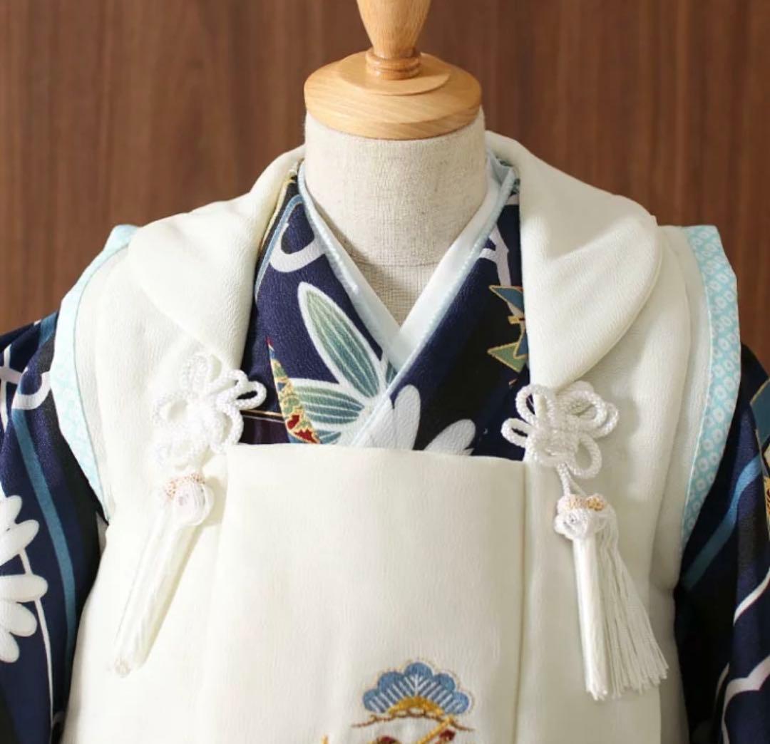 子供用刺繍着物セット 七五三 男の子　被布セット