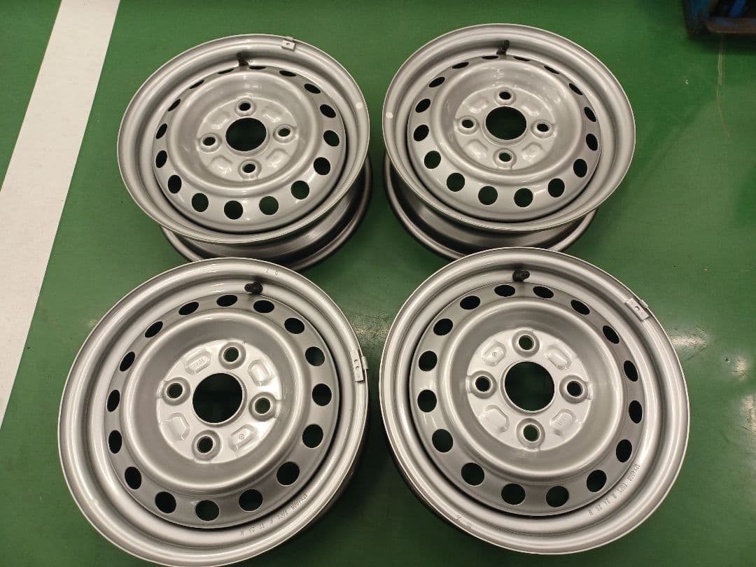 A*C様 12インチ 鉄ホイール 4本　鉄チン　新品未使用