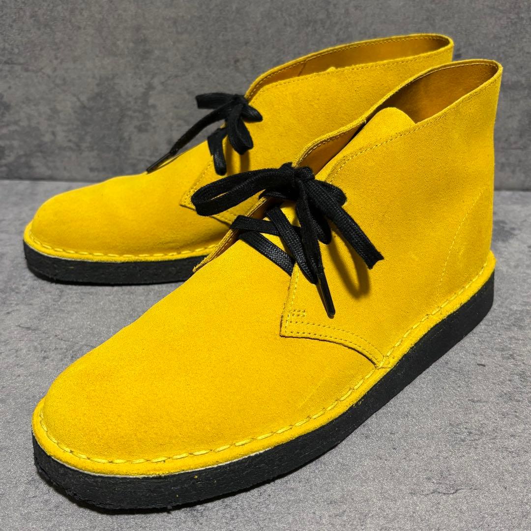 未使用級　クラークス　デザートブーツ　ジャマイカイエロー　スエード　2098