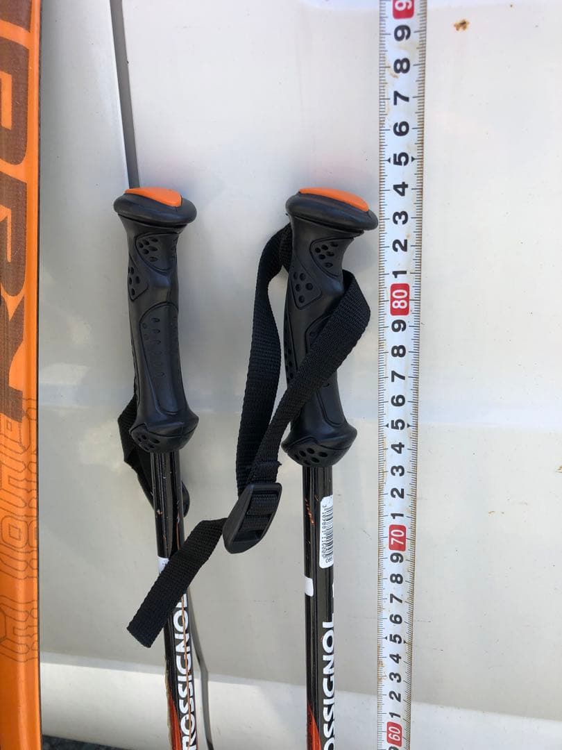 子供用　ROSSIGNOL Radical スキーとストックブーツの3点セット