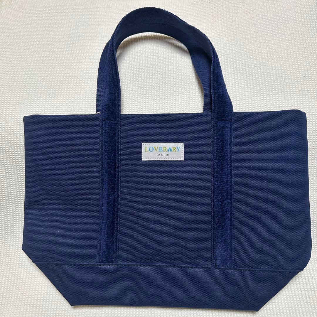 【新品】フェイラー ラブラリーワッペントートバッグ ネイビー
