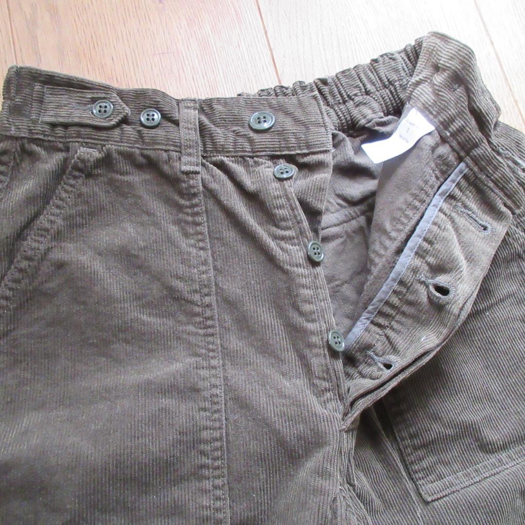 ordinary fits 　コーデュロイジェームスパンツ　カーキー　サイズ0