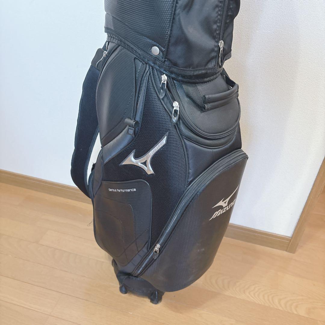 K445 MIZUNO ブラック キャディバッグ