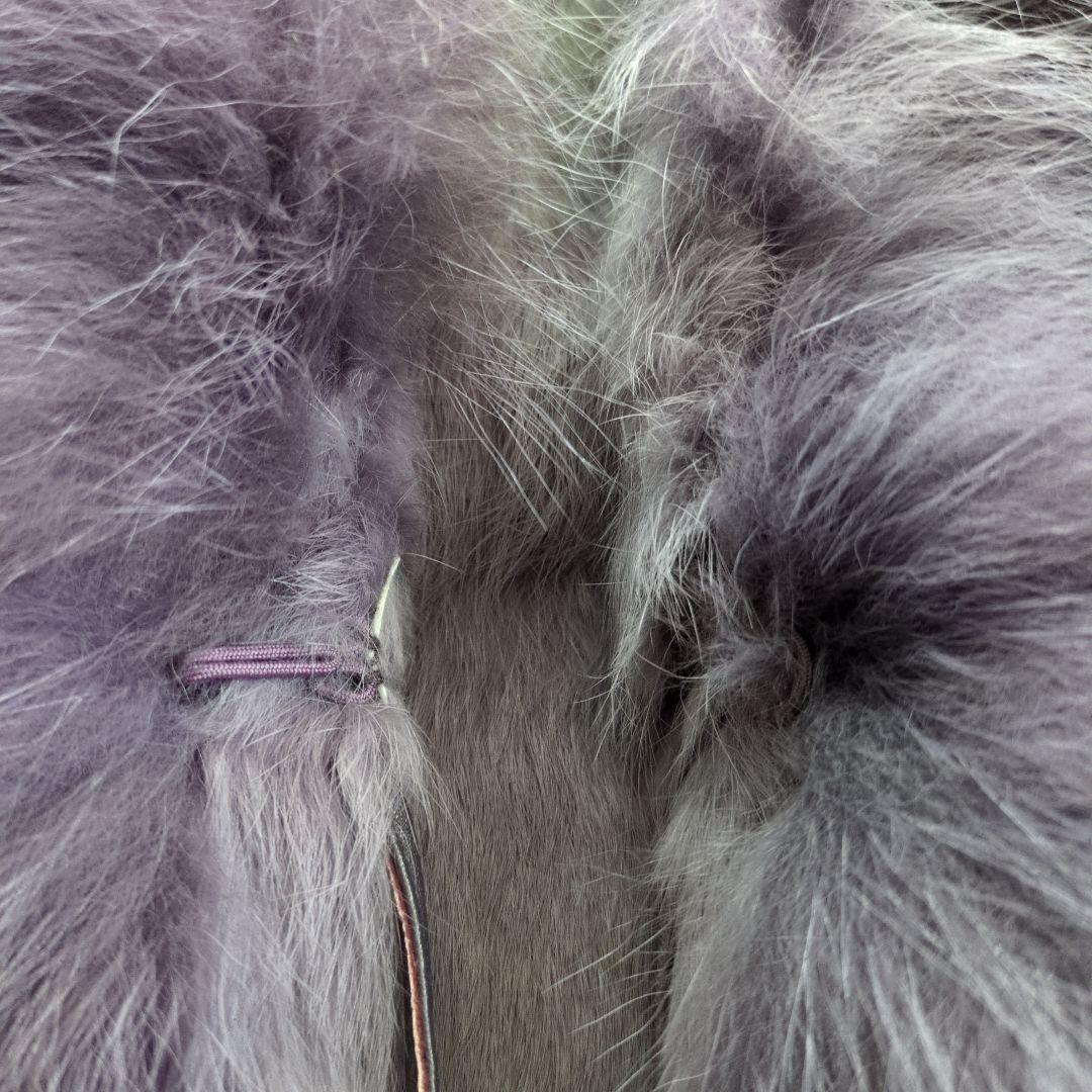 y*4様 富和　ラビット　ブルーフォックス　ジャケット　ファー　フェアリーグラン