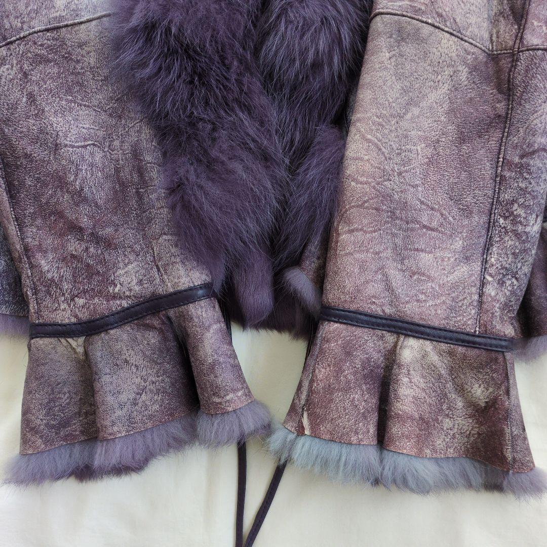 y*4様 富和　ラビット　ブルーフォックス　ジャケット　ファー　フェアリーグラン