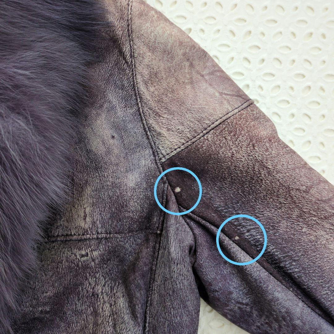 y*4様 富和　ラビット　ブルーフォックス　ジャケット　ファー　フェアリーグラン