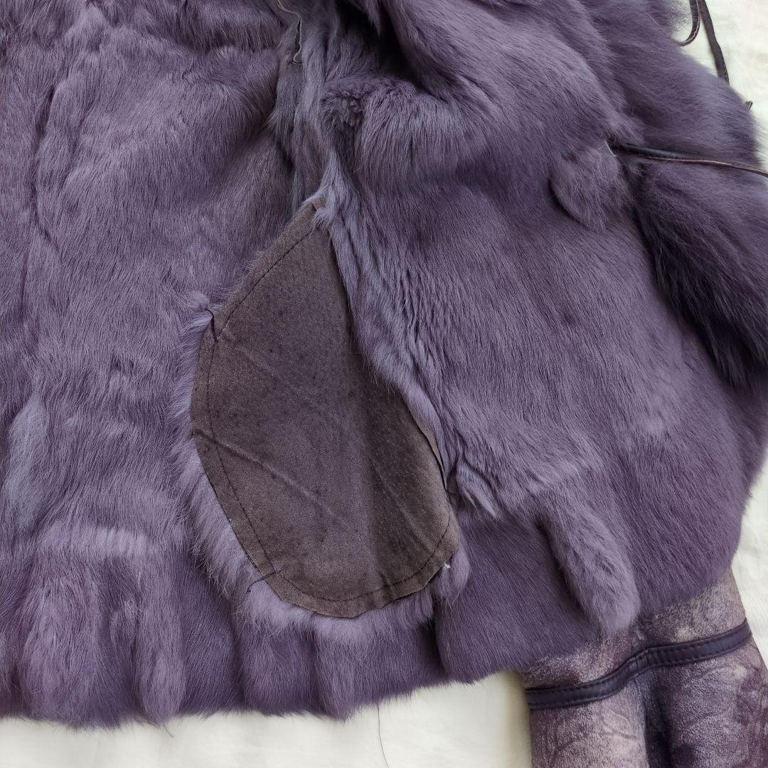 y*4様 富和　ラビット　ブルーフォックス　ジャケット　ファー　フェアリーグラン