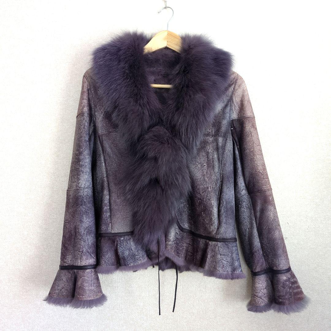 y*4様 富和　ラビット　ブルーフォックス　ジャケット　ファー　フェアリーグラン