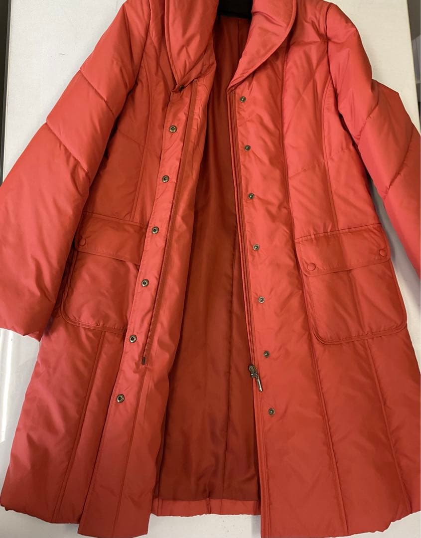 w5 Leilian レリアン 新品未使用品 ロングコート オレンジ