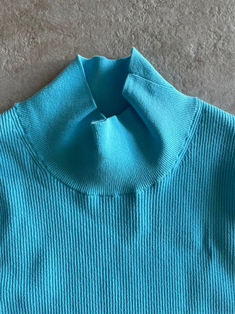 リブプルオーバー　ナゴンスタンス　アオ117