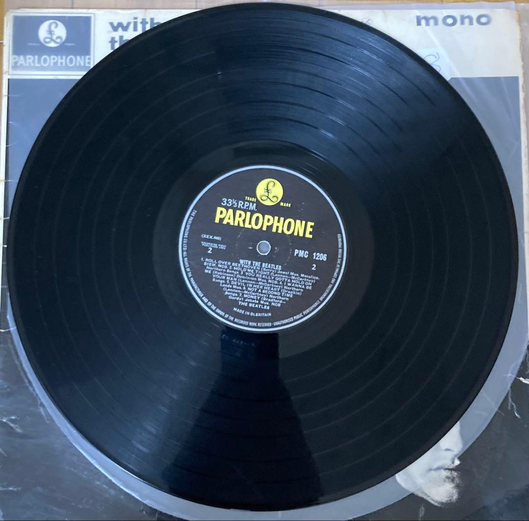 稀少UK最初回Jobe両面2桁With The Beatlesビートルズレコード