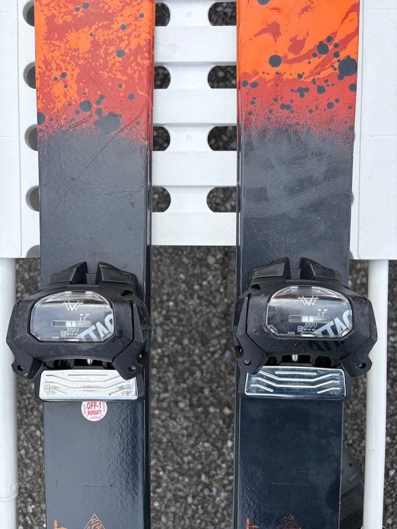 【中古】K2 スキー板 ツインチップ フリースタイル（ビンディングはオマケ）