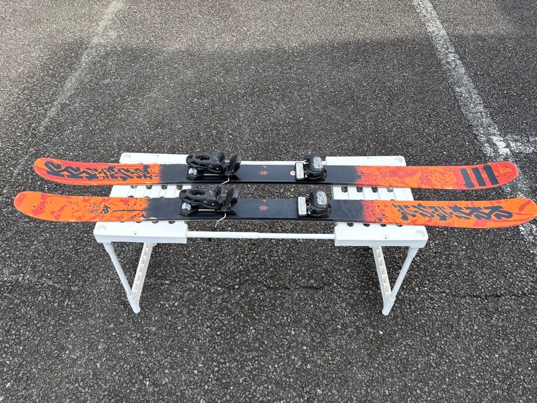 【中古】K2 スキー板 ツインチップ フリースタイル（ビンディングはオマケ）