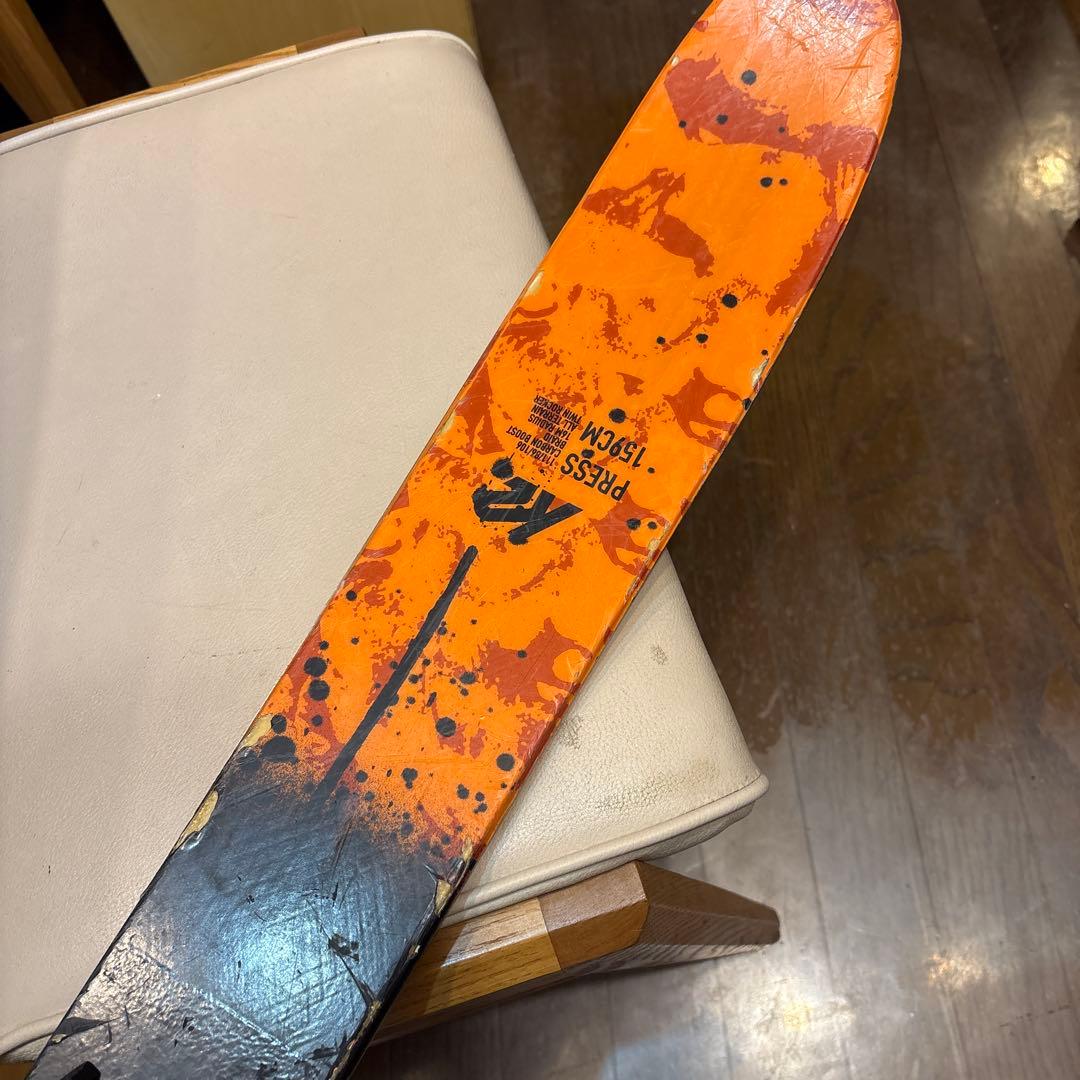 【中古】K2 スキー板 ツインチップ フリースタイル（ビンディングはオマケ）