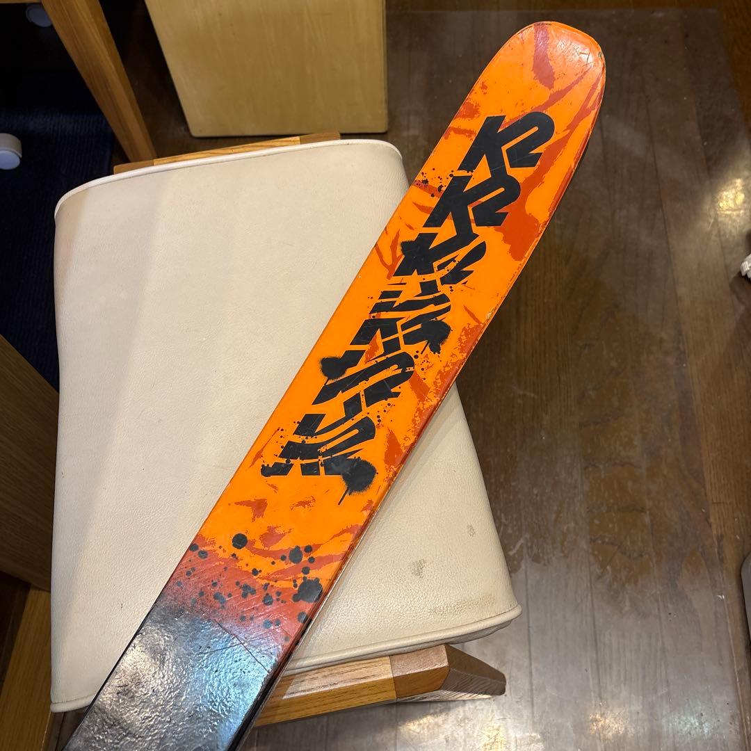 【中古】K2 スキー板 ツインチップ フリースタイル（ビンディングはオマケ）