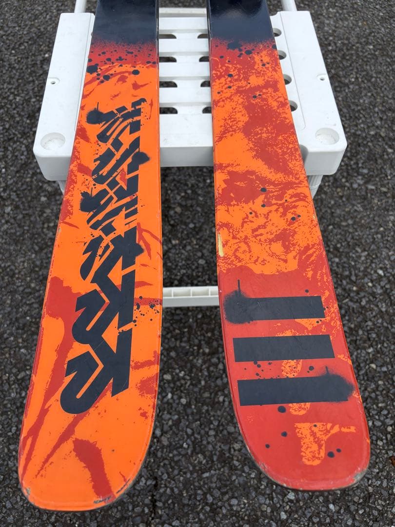 【中古】K2 スキー板 ツインチップ フリースタイル（ビンディングはオマケ）