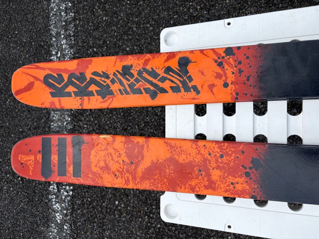 【中古】K2 スキー板 ツインチップ フリースタイル（ビンディングはオマケ）