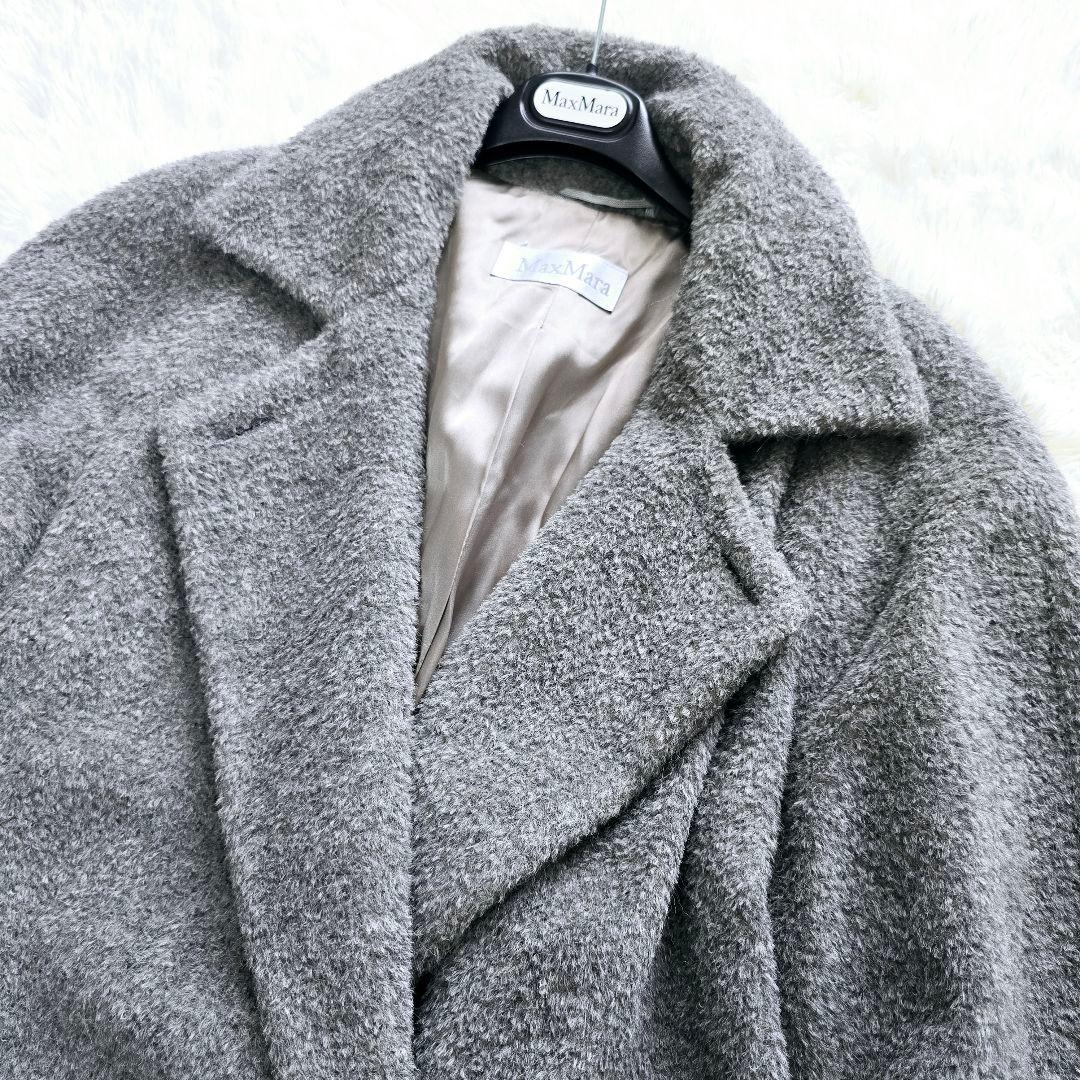 ニャンコ様 大きいサイズ✨ マックスマーラ 白タグ テディベアコート　アルパカ