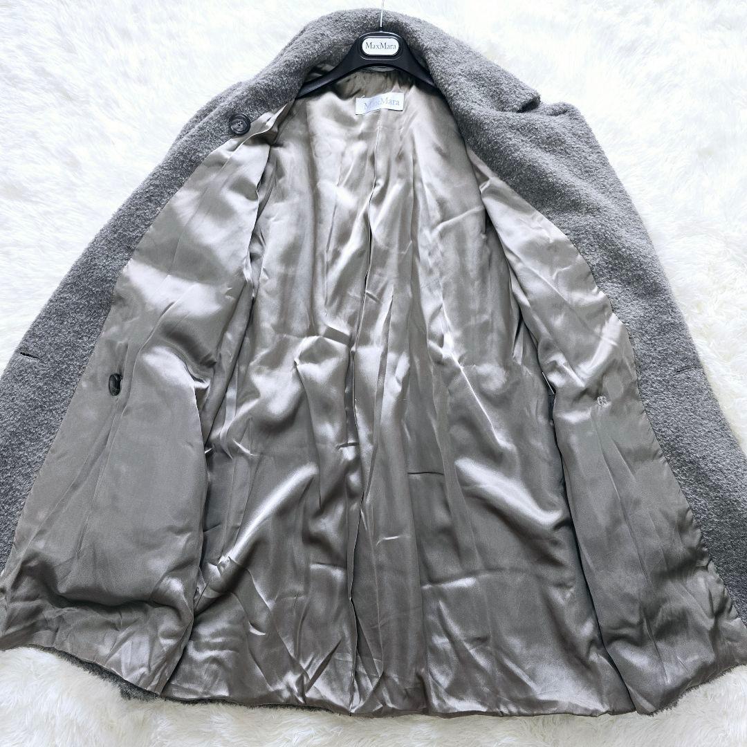 ニャンコ様 大きいサイズ✨ マックスマーラ 白タグ テディベアコート　アルパカ