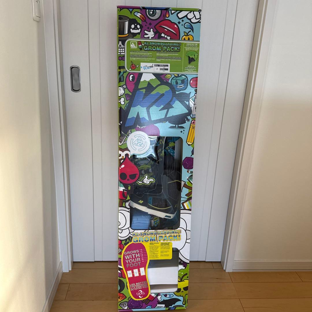 K2 MINI TURBO⭐︎スノーボード３点セット　110cm 20-22cm