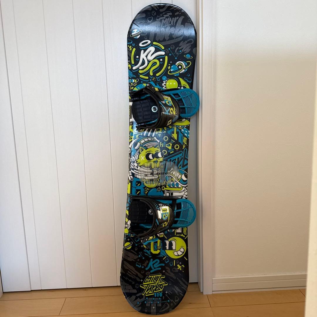 K2 MINI TURBO⭐︎スノーボード３点セット　110cm 20-22cm