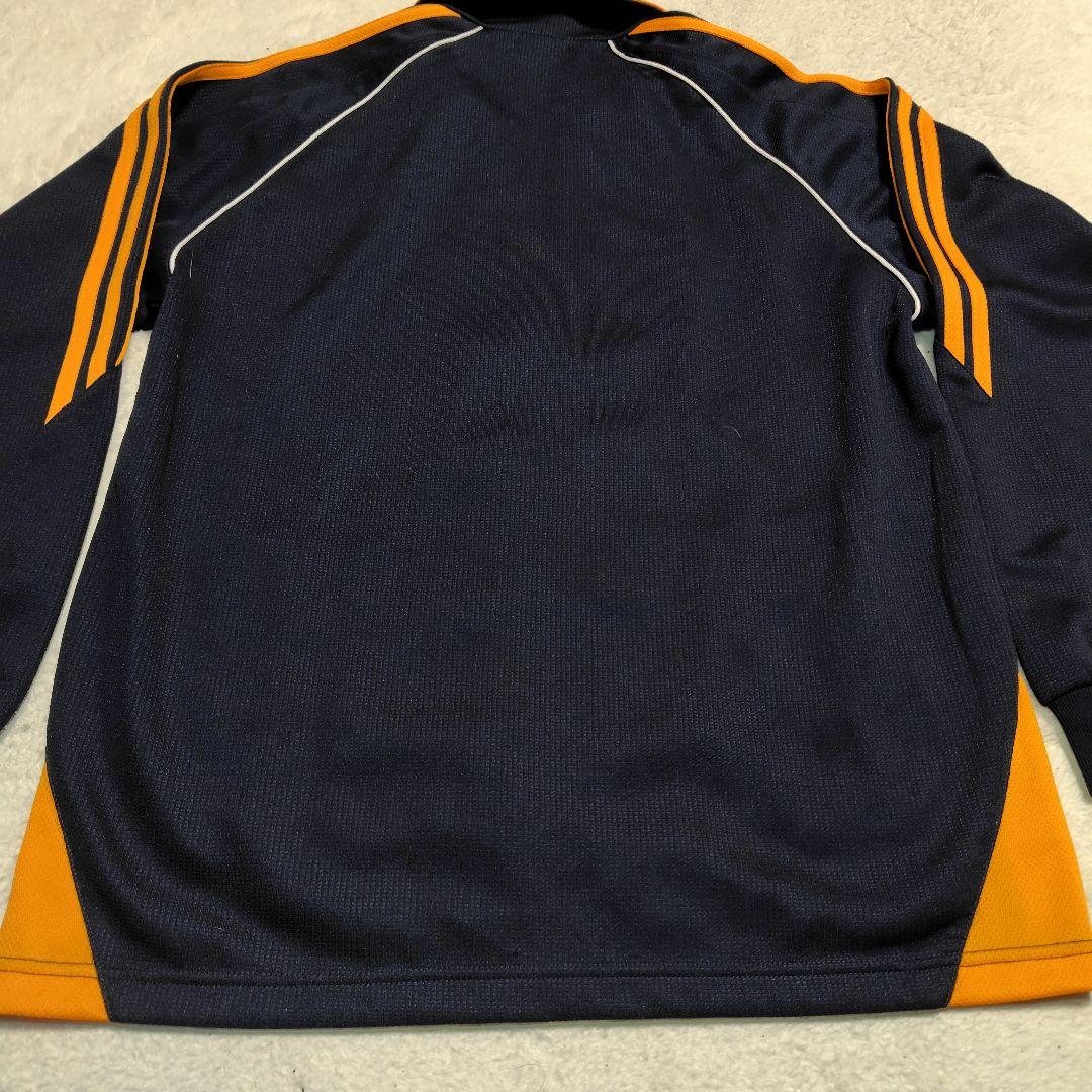 【美品】アディダス adidas ジャージ 上下 ネイビー/オレンジ M