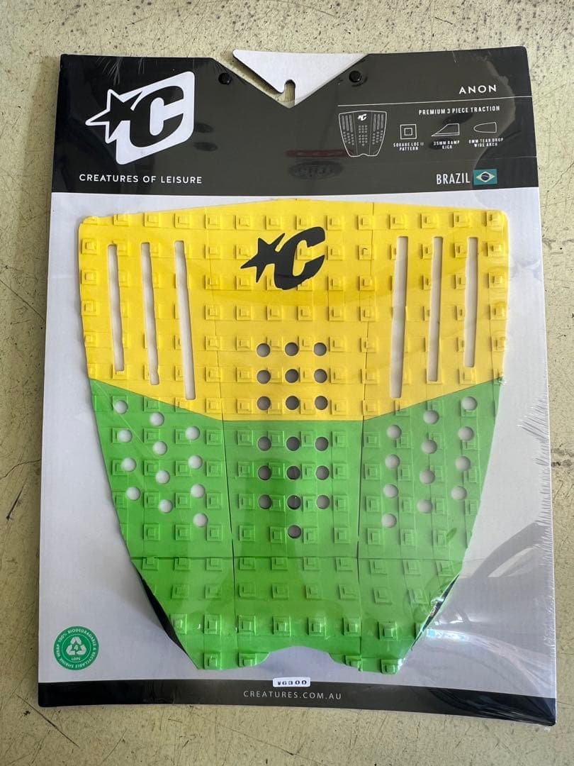 CSFサーフボード 6'0\" フィン+デッキパッド付き