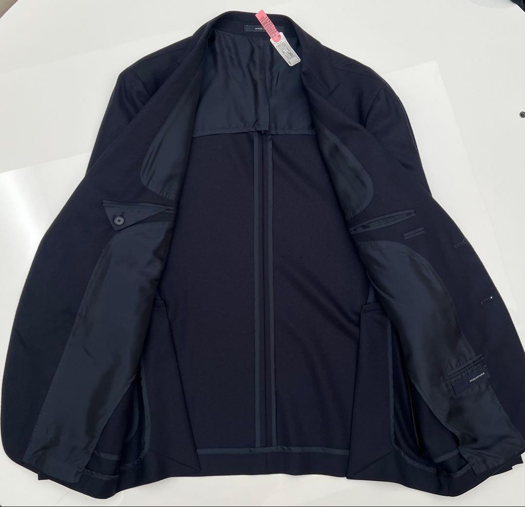 TAGLIATORE タリアトーレ フランネル素材スーツ／ダークネイビー52