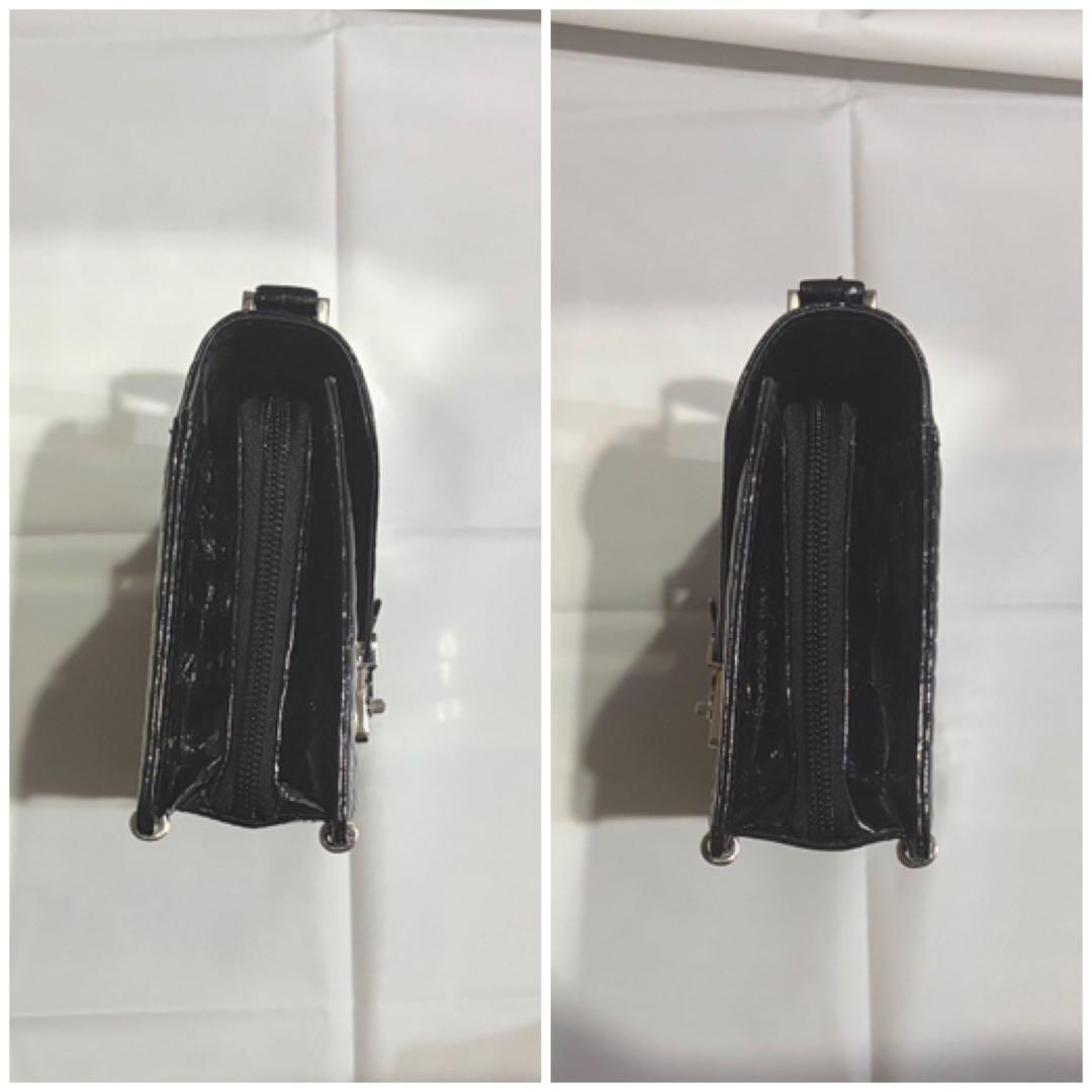 ★タイムセール★ 【美品・希少】JRA 本クロコダイル ワニ革 セカンドバッグ