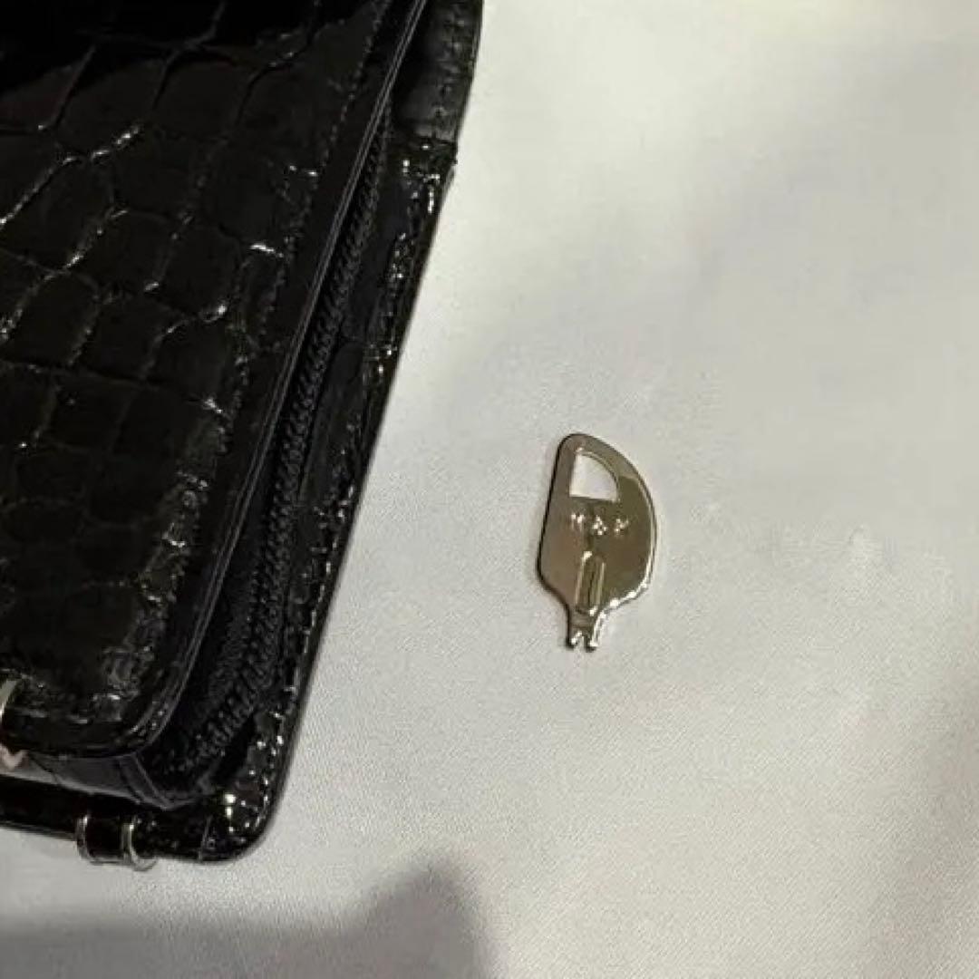 ★タイムセール★ 【美品・希少】JRA 本クロコダイル ワニ革 セカンドバッグ