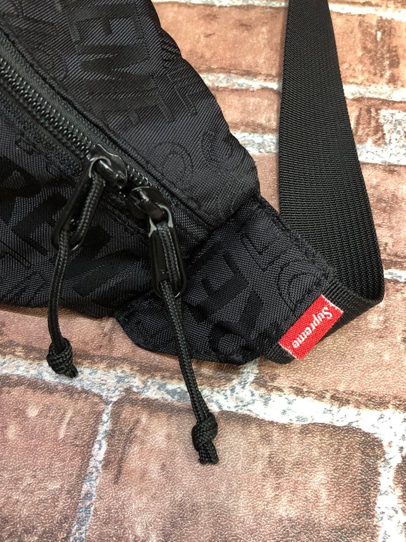 SUPREME 19SS 総柄 ボックスロゴ ウエストバッグ 6840