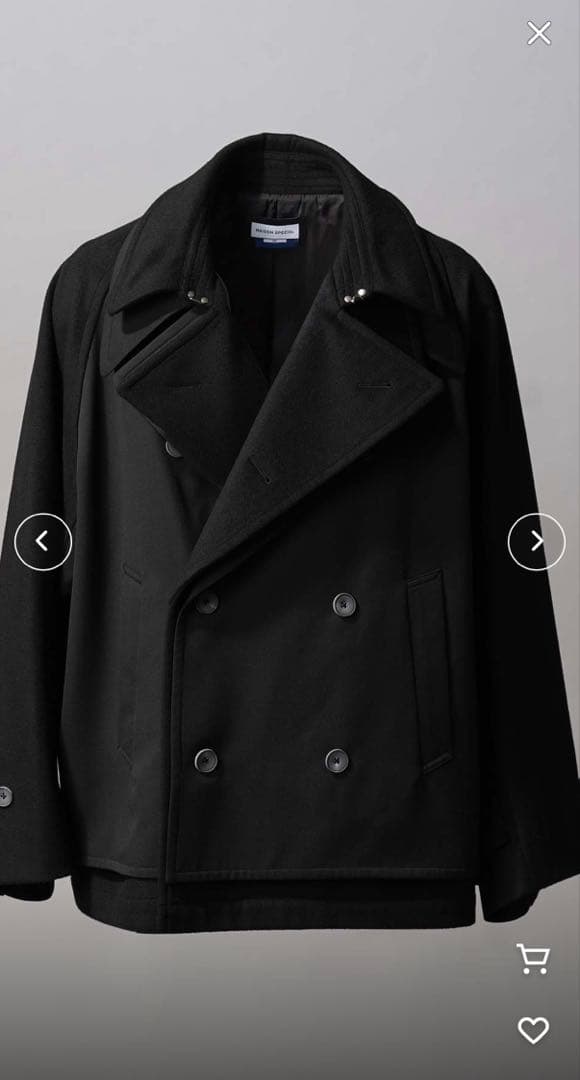 週末限定特価 メゾンスペシャル レイヤリングダブルブレステッド プライムオーバー