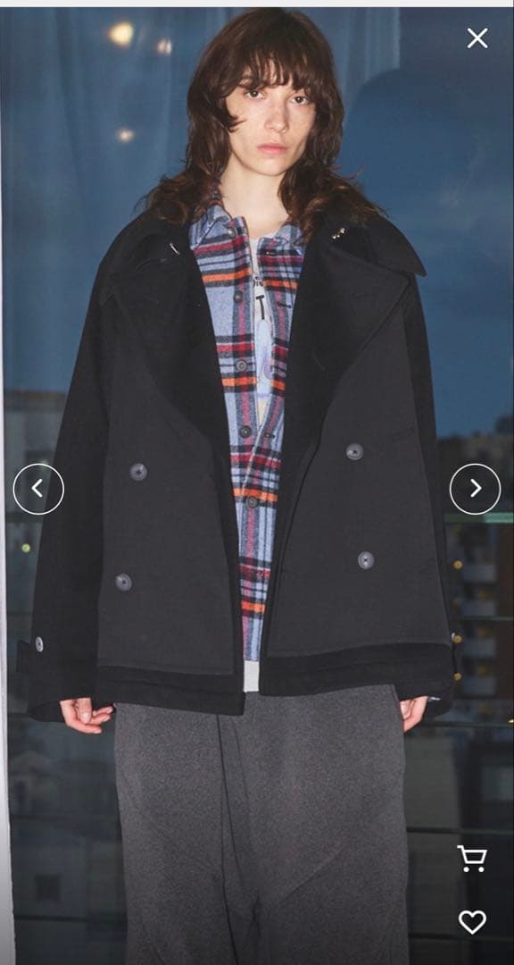 週末限定特価 メゾンスペシャル レイヤリングダブルブレステッド プライムオーバー