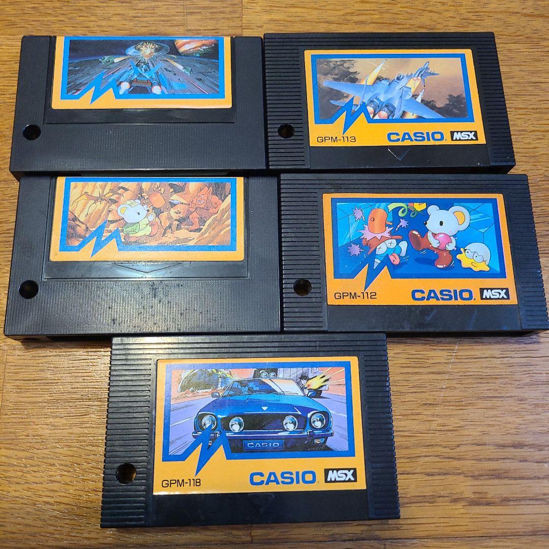 MSXソフト　CASIO5本 ジャンク