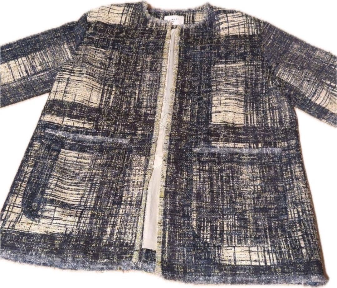 LADY LIKE PRINT TWEEDS JACKET ⭕️31日削除最終‼️